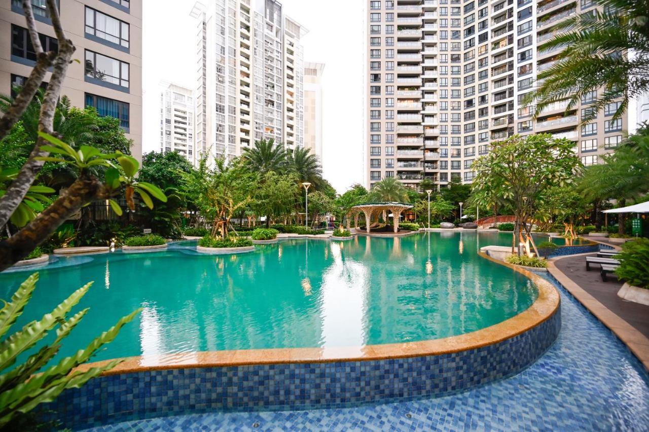 Estella Heights Saigon City View 2Br Apartment & Pool, Ho-Chi-Minh-Stadt Exterior foto
